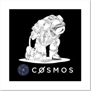 Cosmos  Crypto Cryptocurrency ATOM  coin token Posters and Art